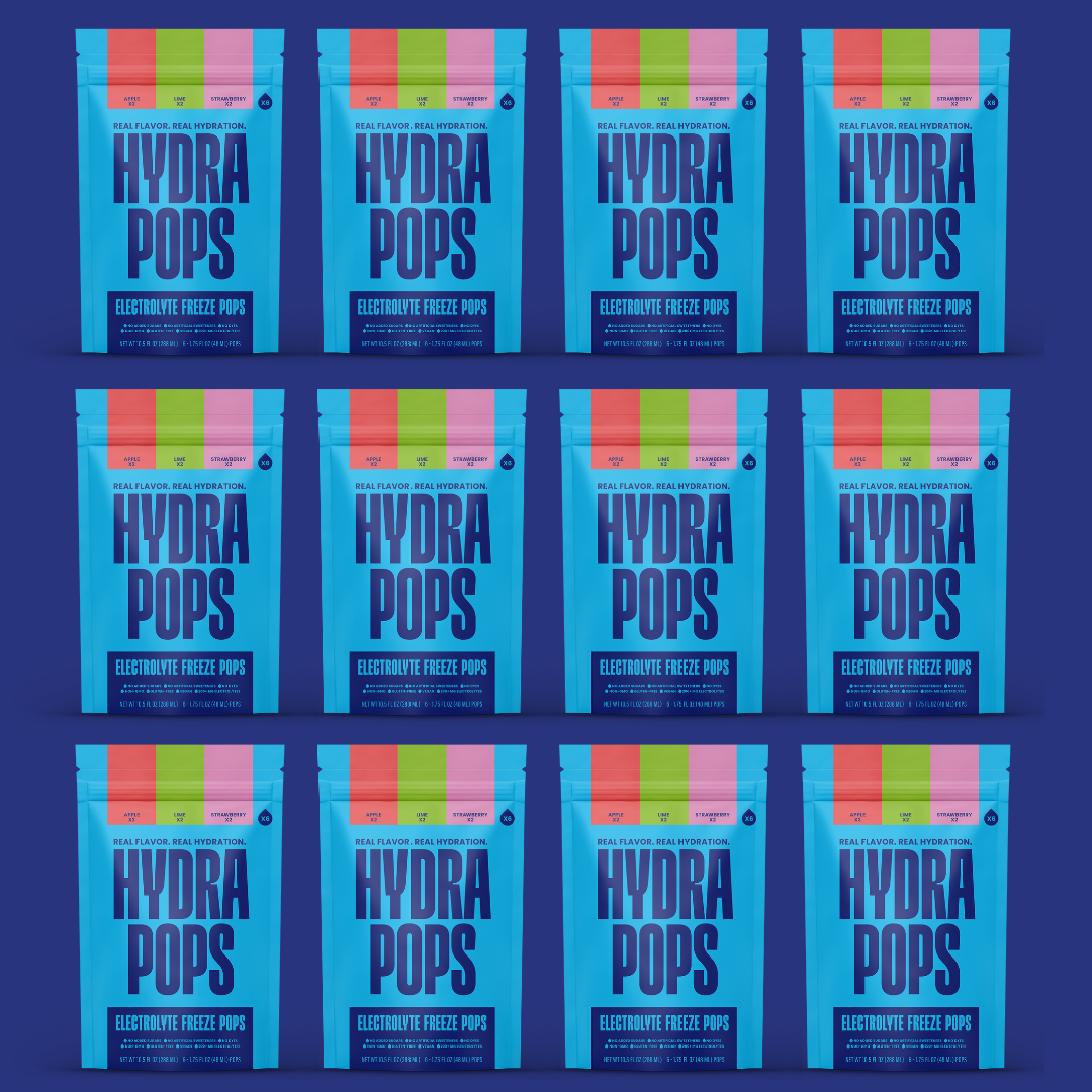 Hydra Pops – Electrolyte Freeze Pops – Variety Pack