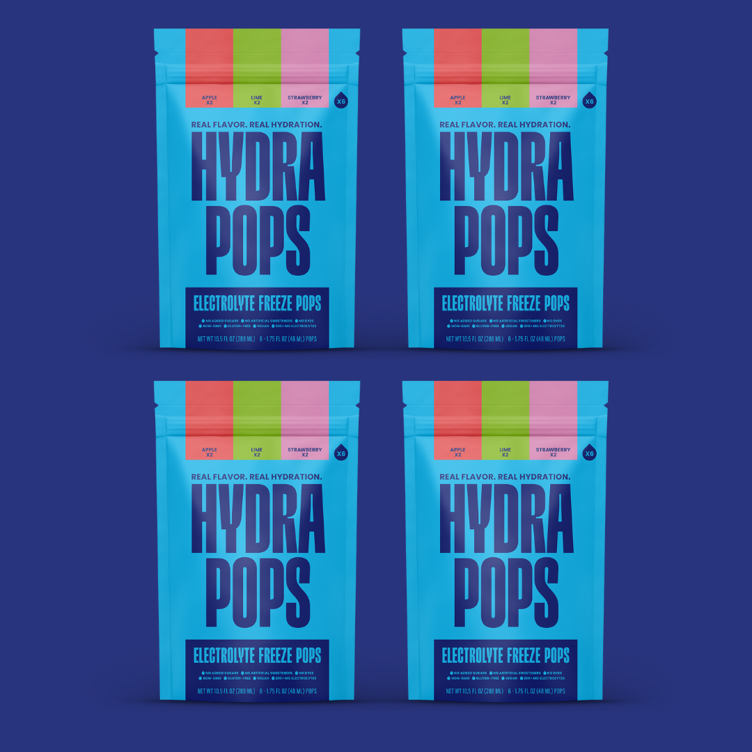 Hydra Pops – Electrolyte Freeze Pops – Variety Pack