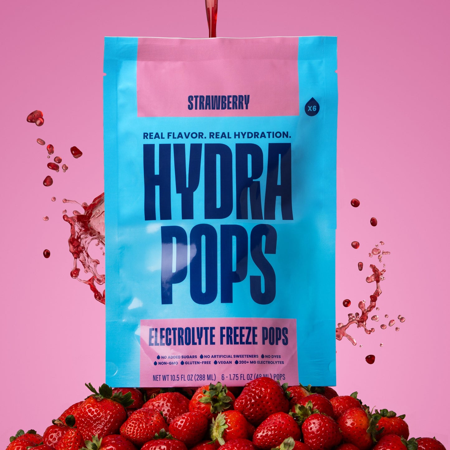 Hydra Pops Strawberry
