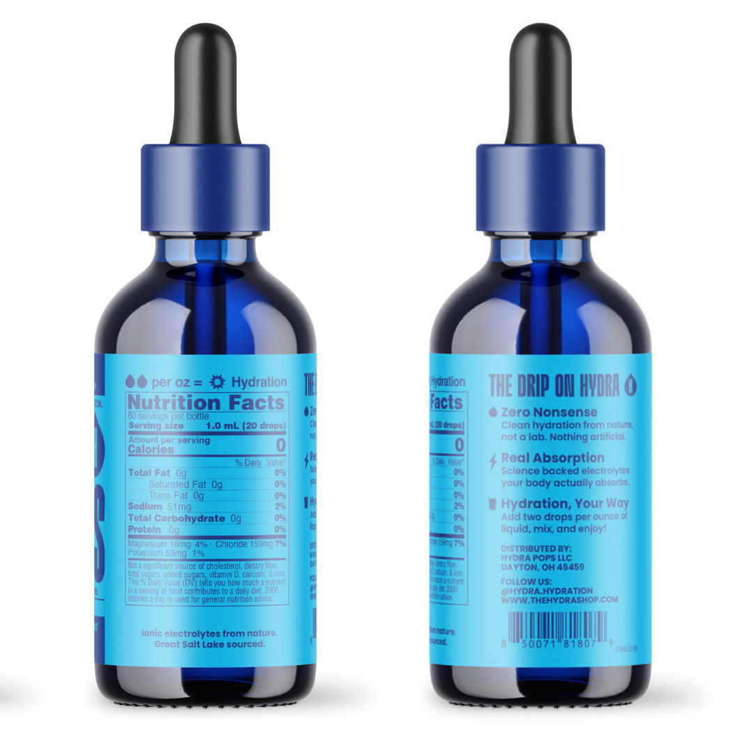 Hydra Drops: Sea Mineral Electrolytes